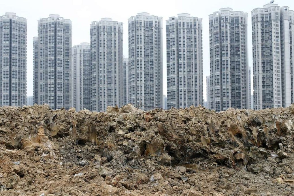A “waste hill” in Tin Shui Wai drew public outcry earlier this year. Photo: Sam Tsang