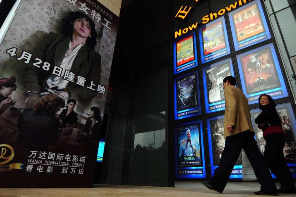 China’s cinema industry could account for up to 50 per cent of global box office sales by 2026. Photo: AFP