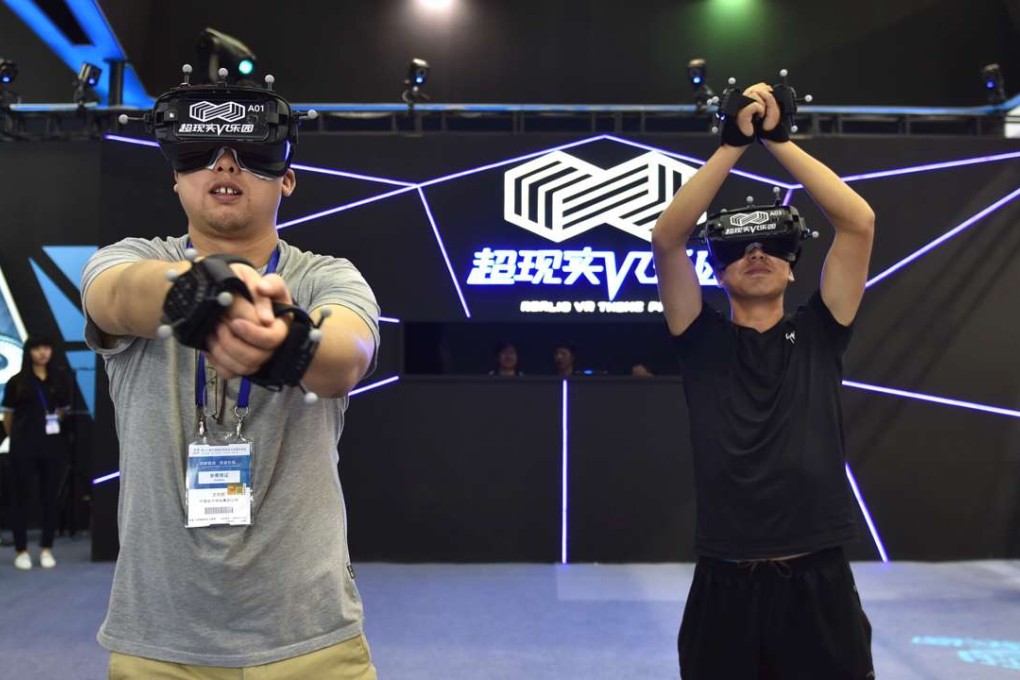 Virtual reality (VR) was one of the technologies that took the spotlight at this year’s China Hi-Tech Fair. Photo: SCMP Pictures