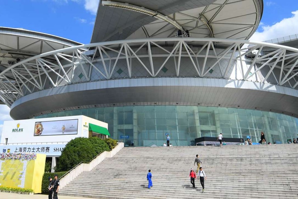 The Shanghai Rolex Masters tennis tournament is played at Qizhong Forest Sports City Arena.