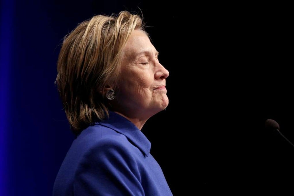 Hillary Clinton speaks to the Children’s Defense Fund in Washington on Wednesday night. Photo: Reuters