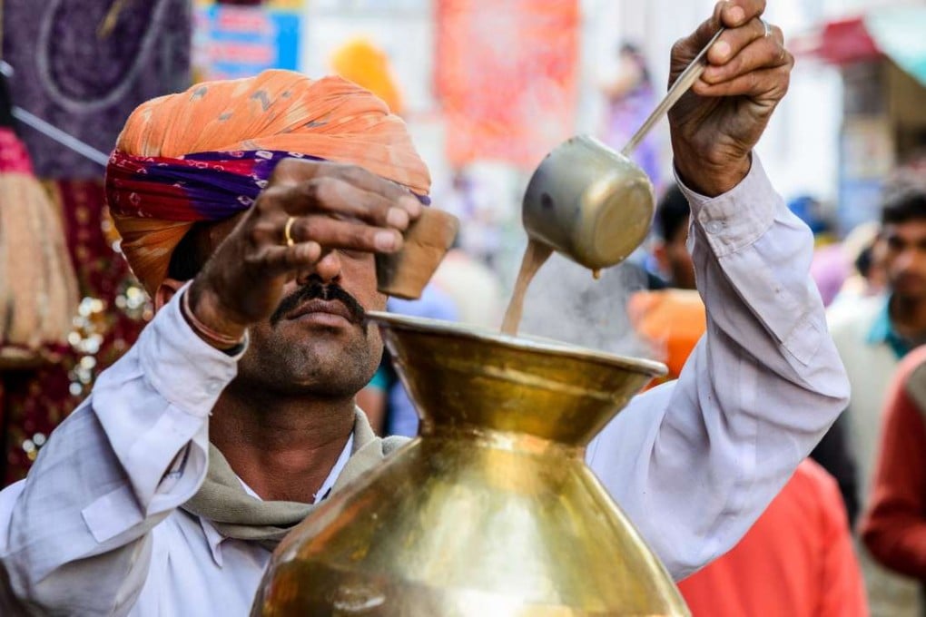 A tea seller in India. Picture: Alamy