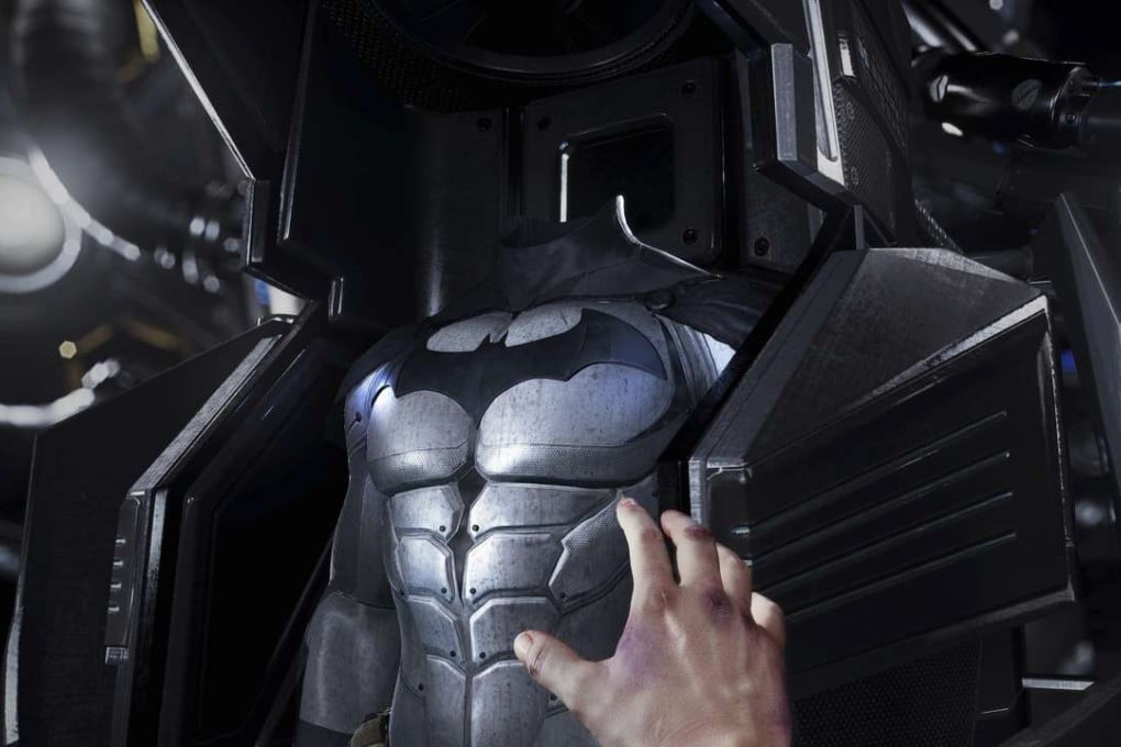 A scene from Batman: Arkham VR, the virtual reality game for Sony’s PlayStation 4.