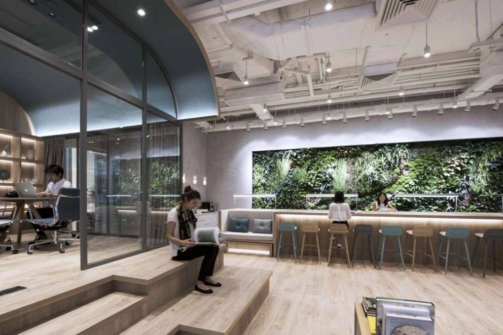 The interior of The Work Project.