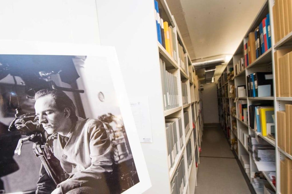 The Ingmar Bergman archives on display in Stockholm. The previously unknown manuscript for Sixty-four minutes with Rebecka was discovered in the archives after Bergman donated them, and is now to be filmed. Photo: AFP