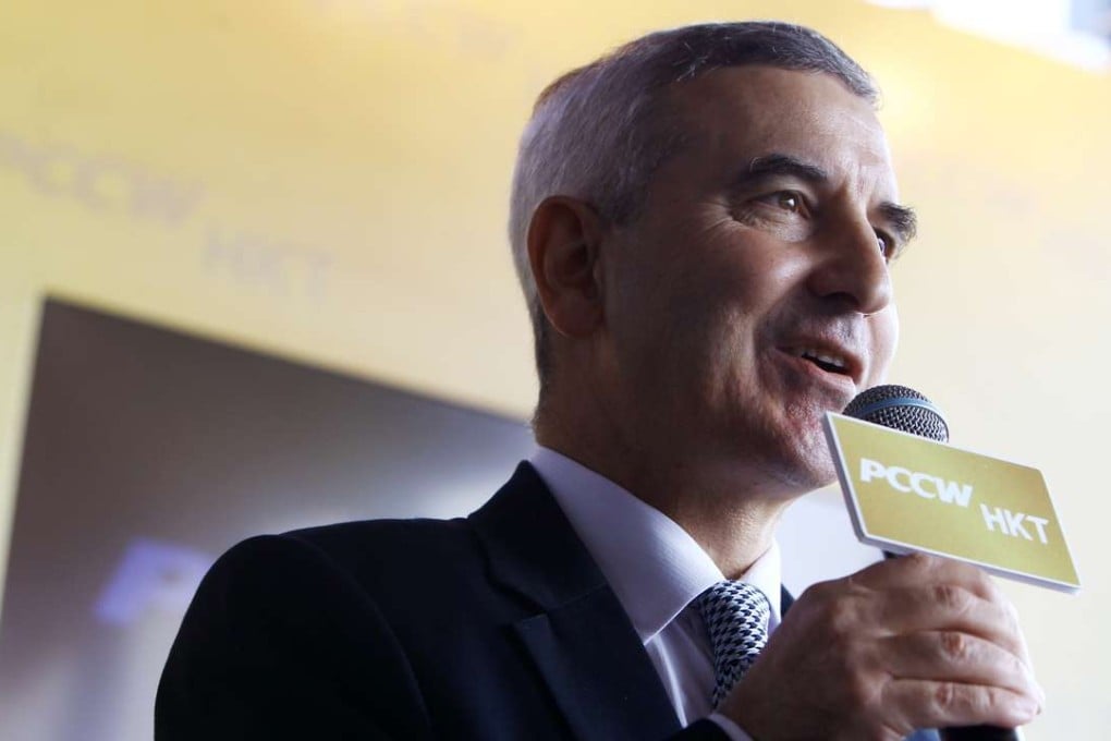 Alexander Arena, group managing director of HKT, said development of the new submarine cable system would bolster Hong Kong’s efforts to become a regional data centre hub. Photo: Jonathan Wong