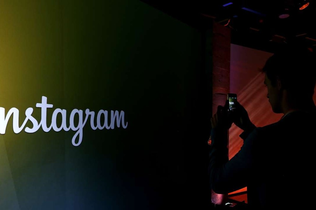 The instagram logo at Facebook headquarters in Menlo Park, California. Photo: AFP
