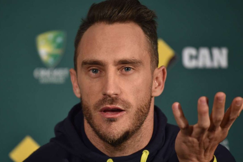 South Africa captain Faf du Plessis. Photo: AFP
