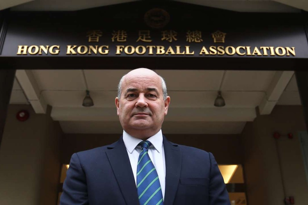 Portrait of Mark Sutcliffe, CEO of the Hong Kong Football Association, at the HKFA offices in Ho Man Tin. 22JAN16. SCMP/Jonathan Wong
