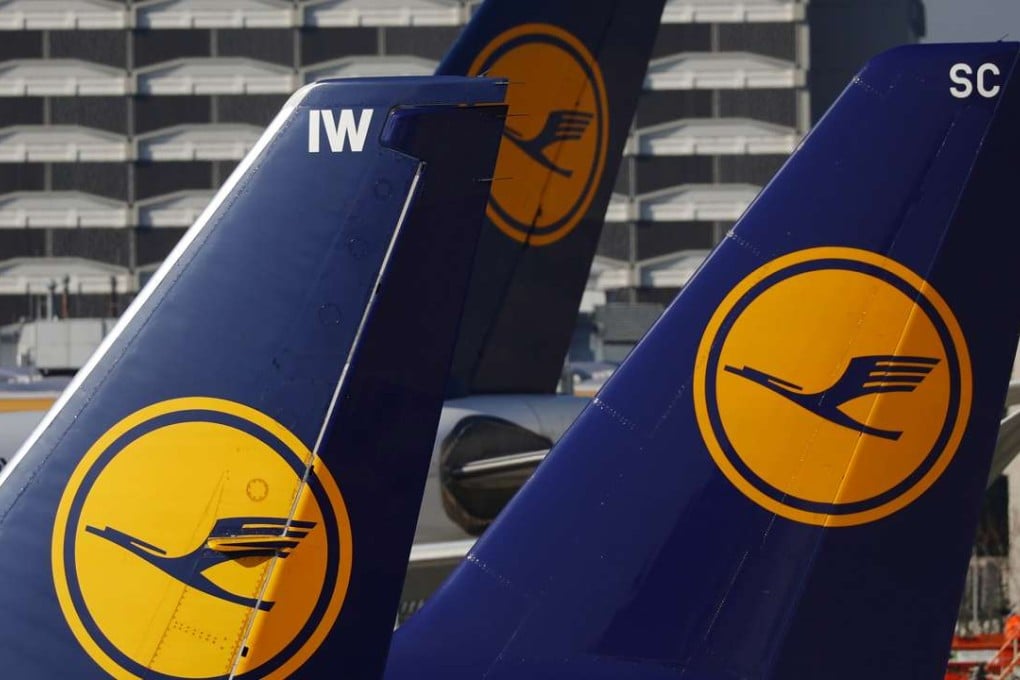 Planes of Lufthansa airline stand on the tarmac in Frankfurt airport, Germany. Photo: Reuters