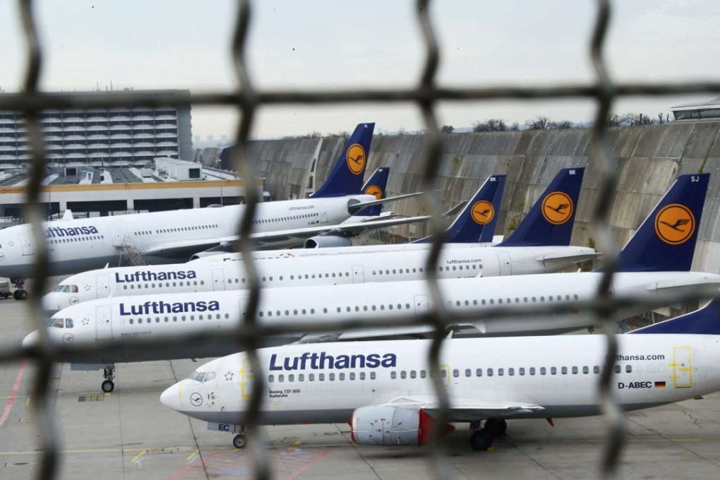 Planes stand on the tarmac during a pilots strike of Lufthansa airlines at Frankfurt airport, Germany. Photo: Reuters