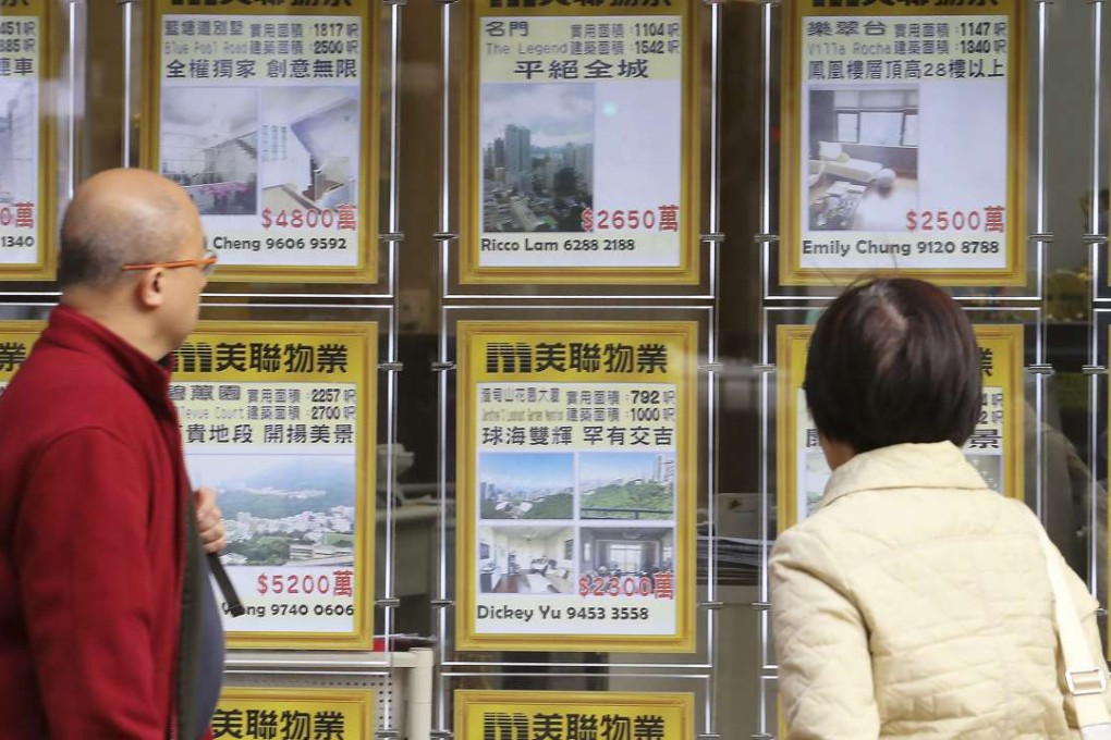 Property agents’ pricing data are timely, since provisional agreements are reached earlier than formal purchase and sales agreements, but the sampling size is limited. Photo: Felix Wong