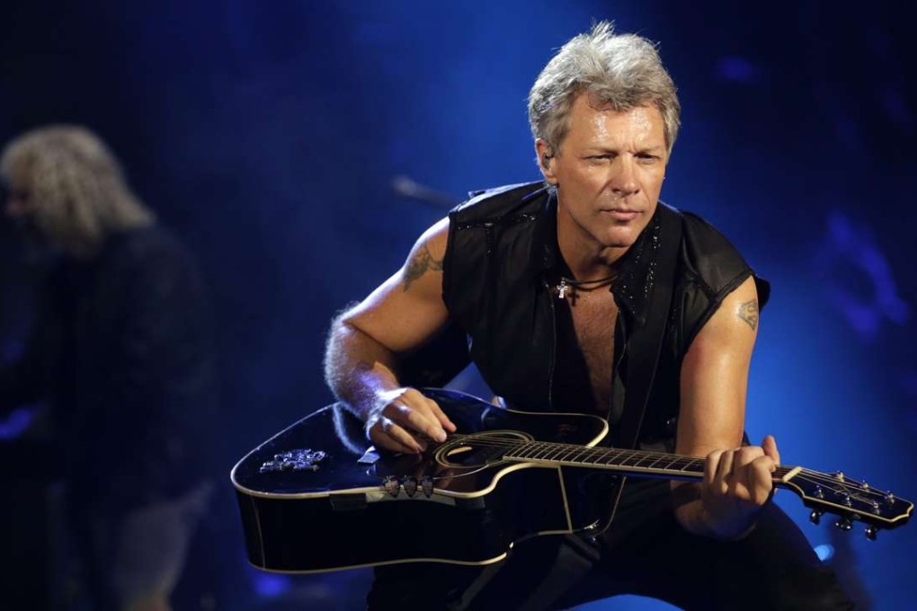 Jon Bon Jovi performs with the band in Jakarta, Indonesia, in 2015. Picture: EPA