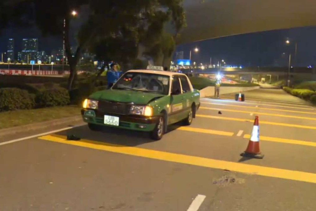 Police sources are investigating why the man had taken an earlier cab ride to the airport while possibly drunk. Photo: Cable TV News.