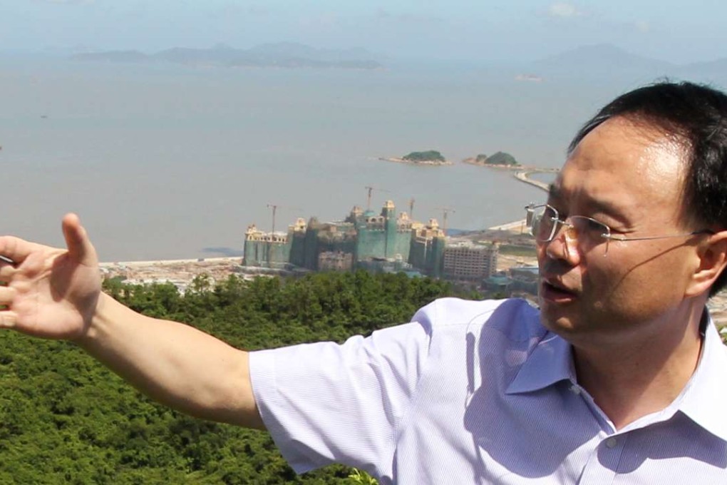 Niu Jing, director of Adminstrative Committee of Hengqin New Area, visits the Henqin New Area, Zhuhai.Photo: K. Y. Cheng