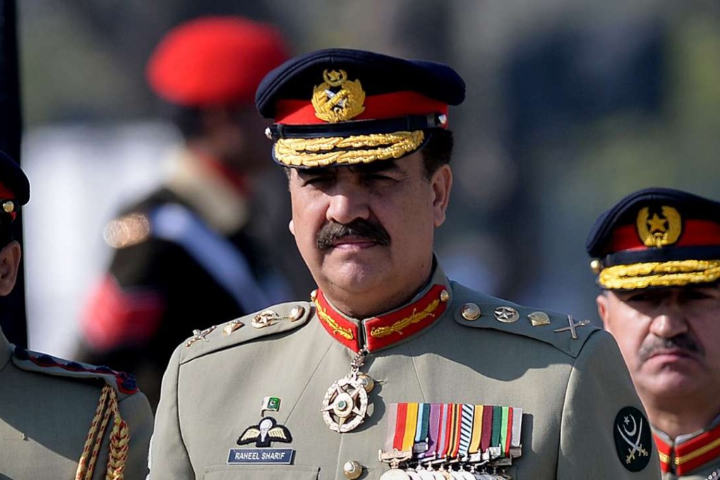 Pakistan's General Raheel Sharif was “one of the finest military leaders of his generation” said Prime Minister Sharif. Photo: AFP
