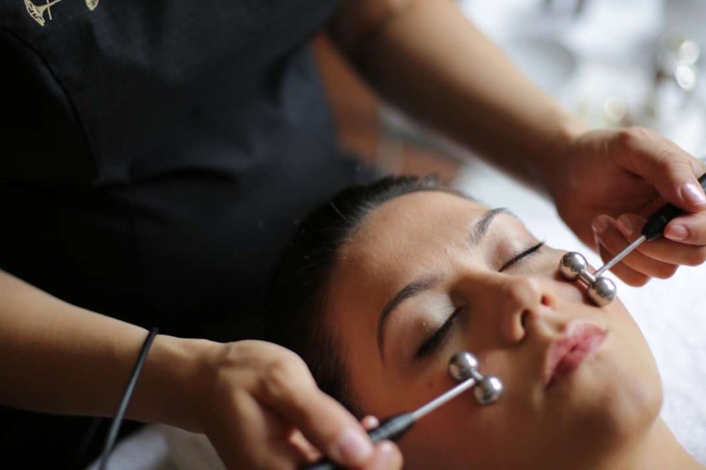 Aromatherapy Associates’ Rejuvenation Facial uses a microcurrent machine to allow better absorption of creams and serums.