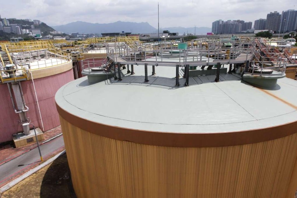A sewage treatment works in Sha Tin. Photo: SCMP