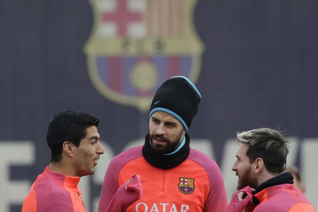 Barcelona’s Gerard Pique has been attempting to rally his teammates ahead of a crucial Clasico encounter with Barcelona this weekend. Photo: AP