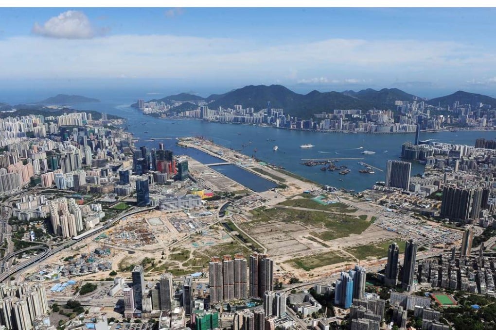 The site of the former Kai Tak airport in West Kowloon. Photo: SCMP Pictures