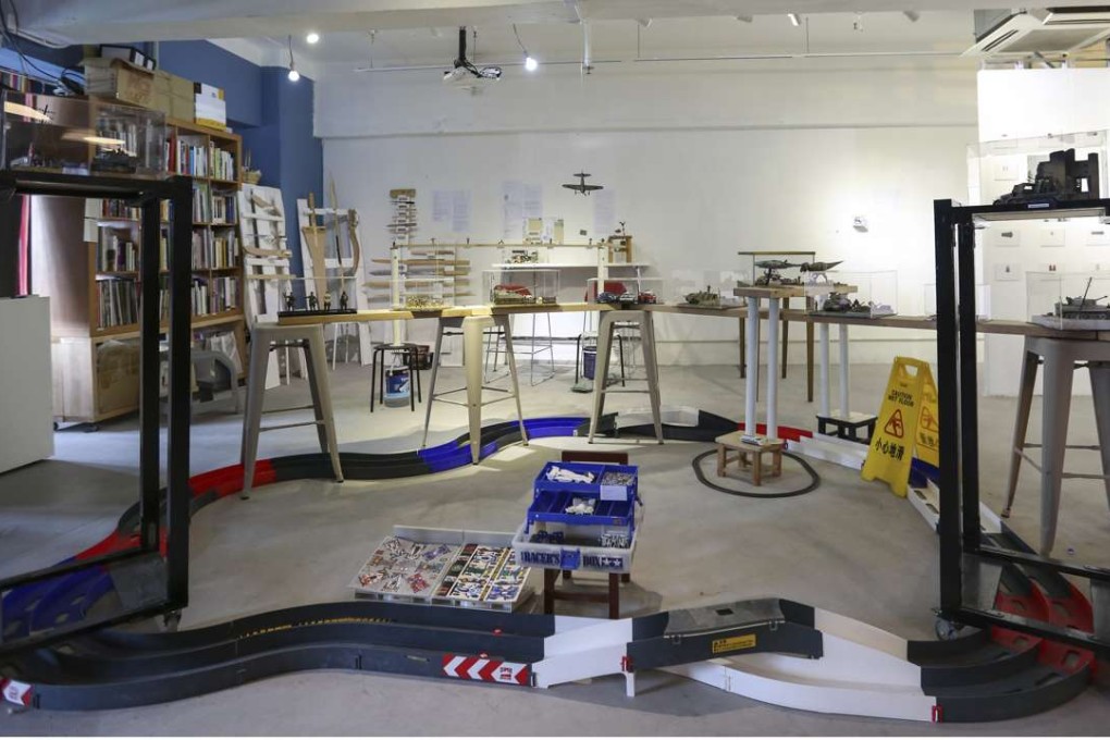 The “Toy as Medium” exhibition at The Floating Projects art space, in Wong Chuk Hang. Pictures: Chen Xiaomei
