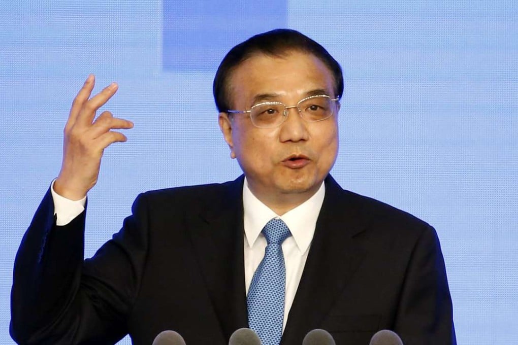 Premier Li Keqiang has been leading government efforts to transform China’s economy, but it appears to be relying on old standbys to shore up growth, according to observers. Photo: EPA