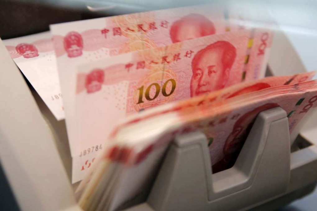 Total deposits of Chinese yuan in Hong Kong in October dropped 0.4 per cent month on month in October compared with one month earlier,to 662 billion yuan. Photo: Reuters