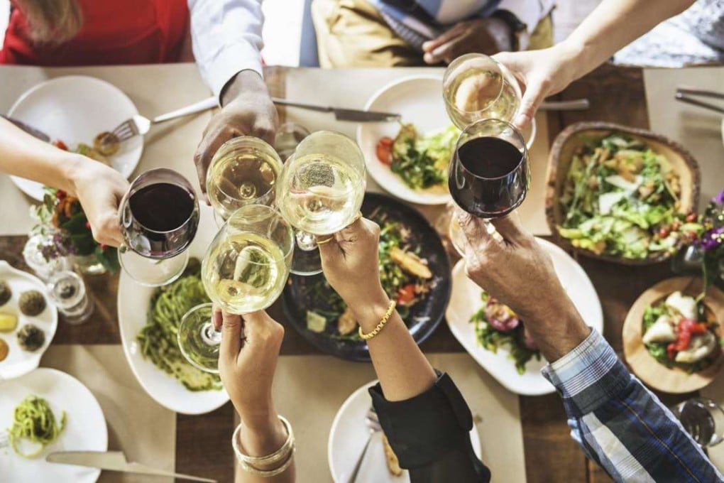 In the case of a really good pairing of food and wine, all conversation stops as the table alternates between sips and bites.