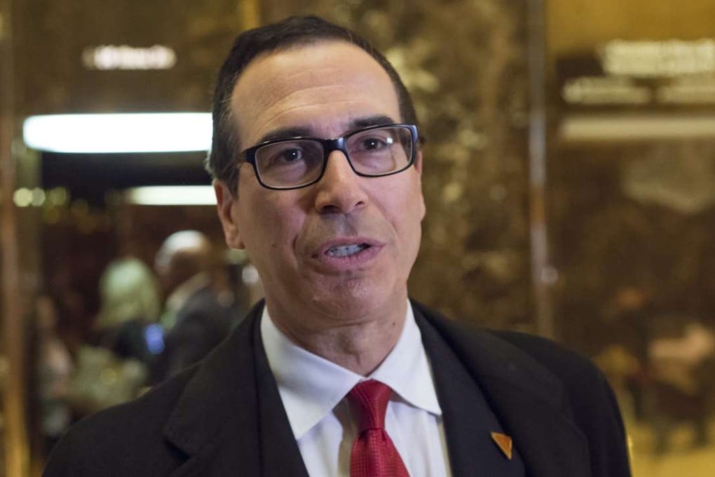 Steven Mnuchin will be the next Treasury secretary. Photo: Bloomberg