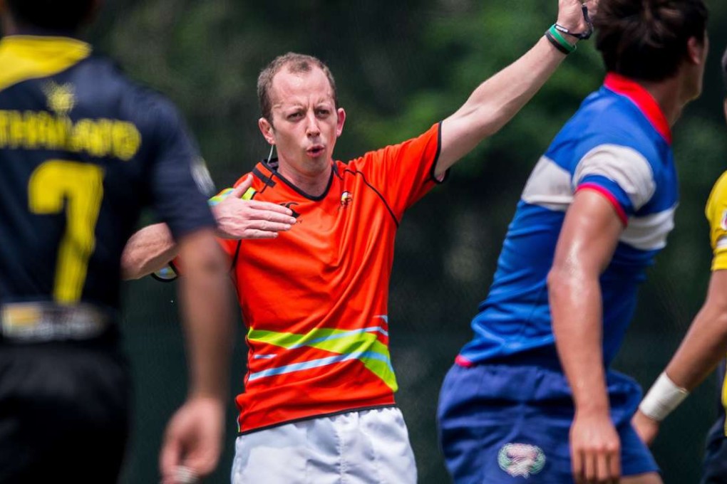 Matt Rodden is the first Hong Kong-based male to join the World Rugby Sevens Series refereeing panel. Photo: SCMP Pictures