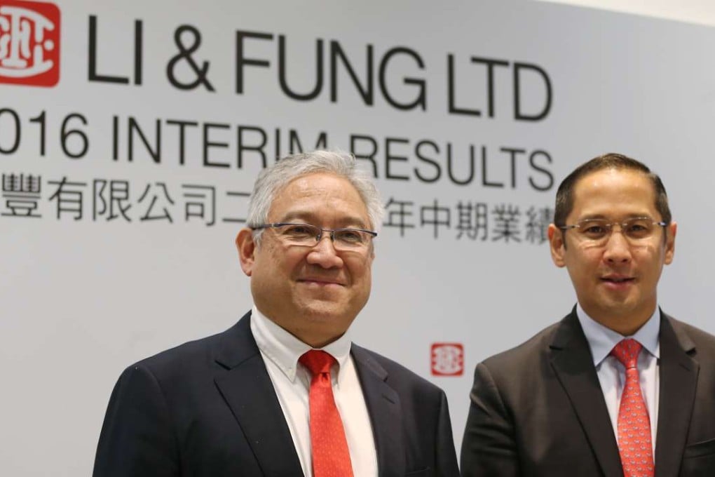 Li and Fung Group chairman William Fung Kwok-lun (Left) and CEO Spencer Fung. Founded more than 100 years ago, the Fung family have steadily built the company into one of the world’s largest global supply chain firms. Photo: K. Y. Cheng