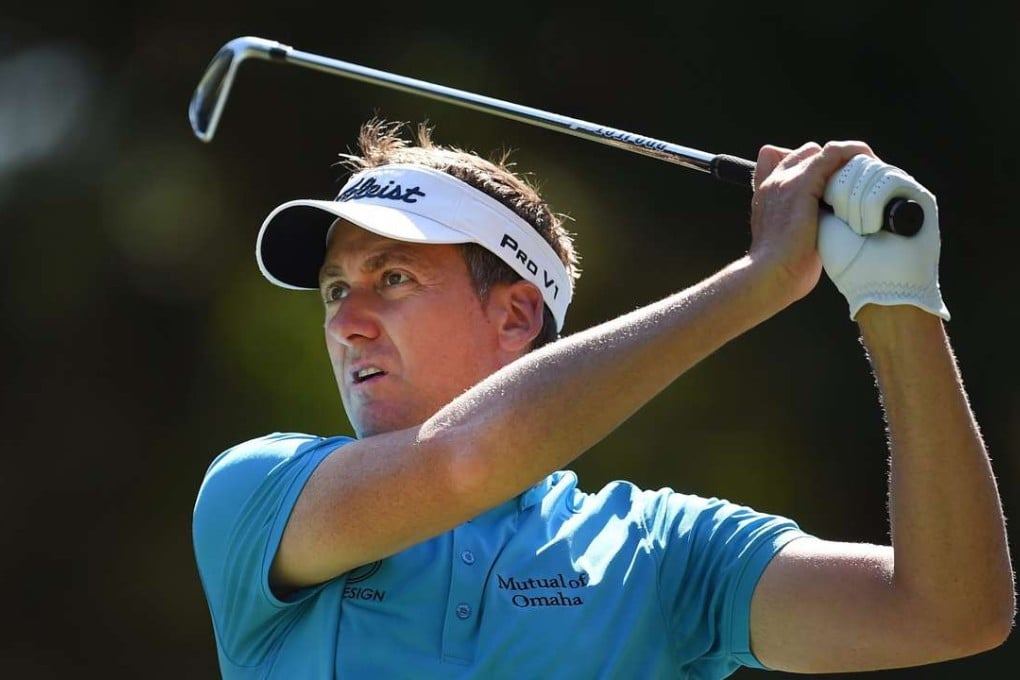 Ian Poulter during the second round of the Australian PGA Championship. Photo: EPA