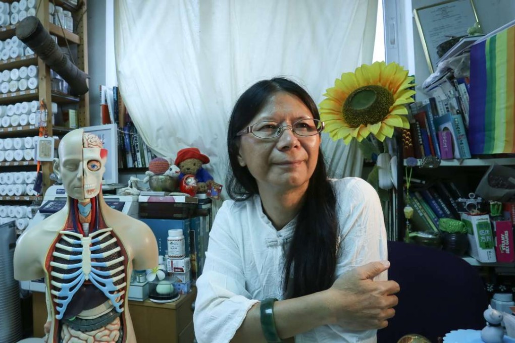 LGBTI advocate Small Luk in Tsim Sha Tsui in October. Photo: Jonathan Wong