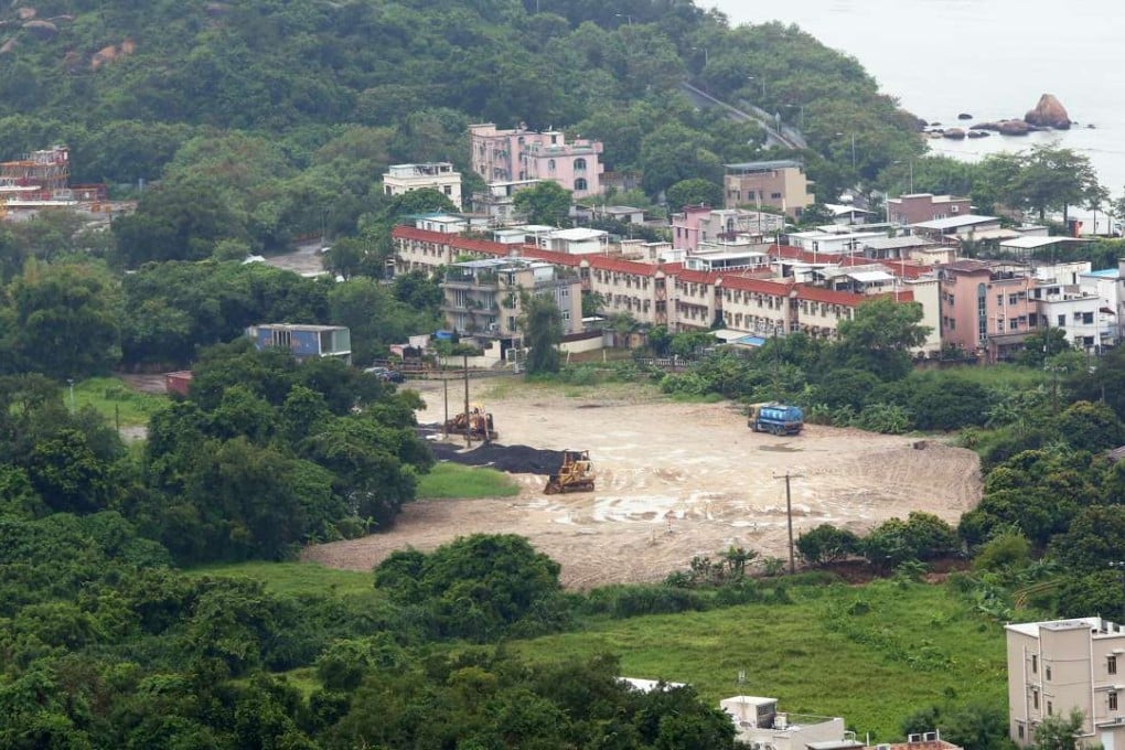 An suspected illegal dumping site is seen at Sha Po Kong, Lung Kwu Tan. Photo: Edmond So
