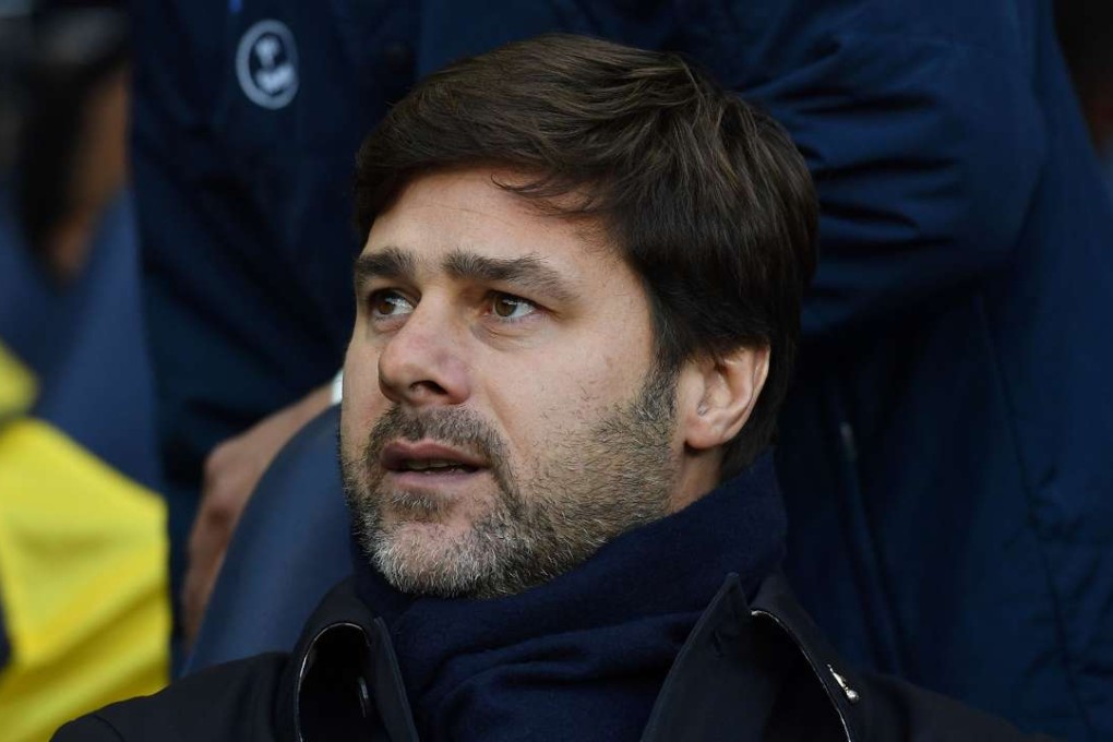 Tottenham coach Mauricio Pochettino looks on as his side delivers a complete performance against Swansea. Photo: AFP