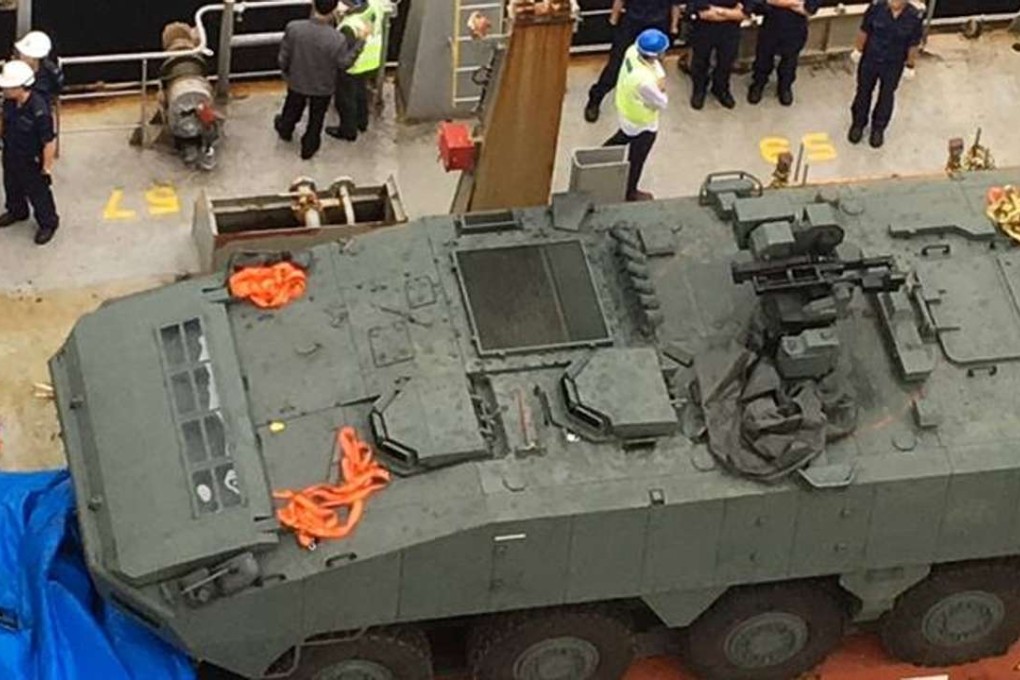 Analysts see the recent row between Beijing and Singapore over the impounding of the city state’s military vehicles in Hong Kong (pictured) as Beijing’s way of stepping up pressure on foreign nations to cut off official communications with Taiwan. Photo: SCMP Pictures