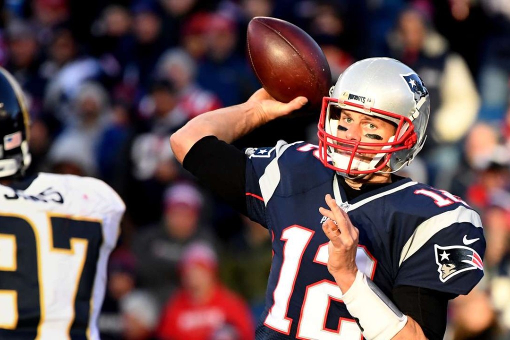 New England Patriots’ Tom Brady became the most successful quarterback of all-time in their win over the LA Rams. Photo: TNS