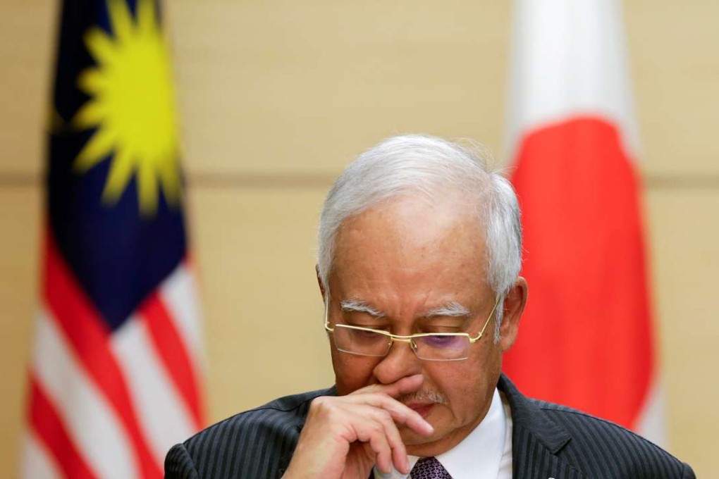 Malaysian Prime Minister Najib Razak attends a joint news conference last month with Japanese Prime Minister Shinzo Abe (not in picture) in Tokyo. A mere 10 days after concluding his visit to China, Najib was heading to Japan. Photo: Reuters