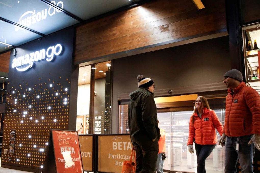 Amazon is testing the new system at what it is calling an Amazon Go store in Seattle, which will open to the public early next year. Photo: Reuters