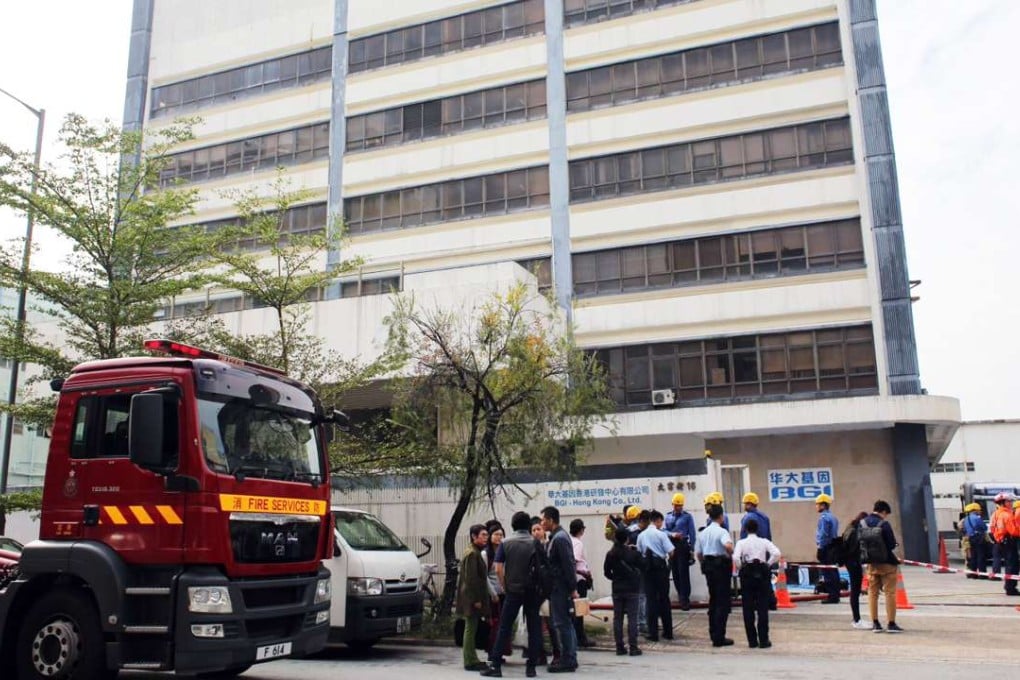 The case is being treated as a ‘hazardous materials’ incident. Photo: May Tse
