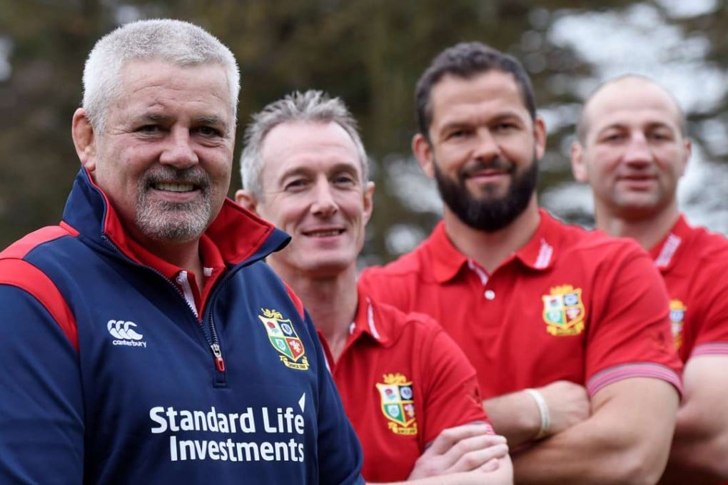 From left, British & Irish Lions coach Warren Gatland with assistants Rob Howley, Andy Farrell and Steve Borthwick. Photos: Reuters