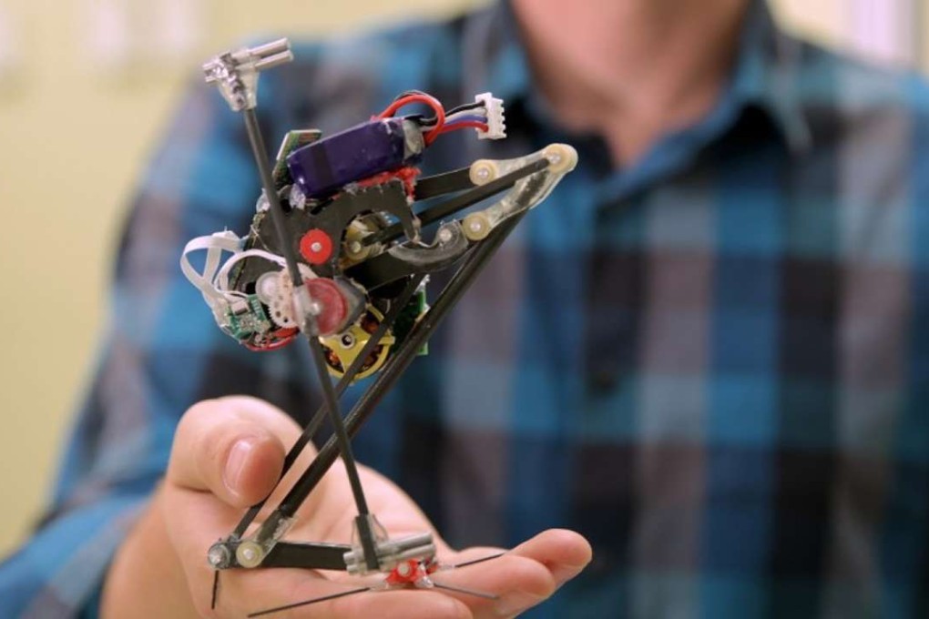 Salto, the jumping robot, could one day help save lives. Photo: The Washington Post