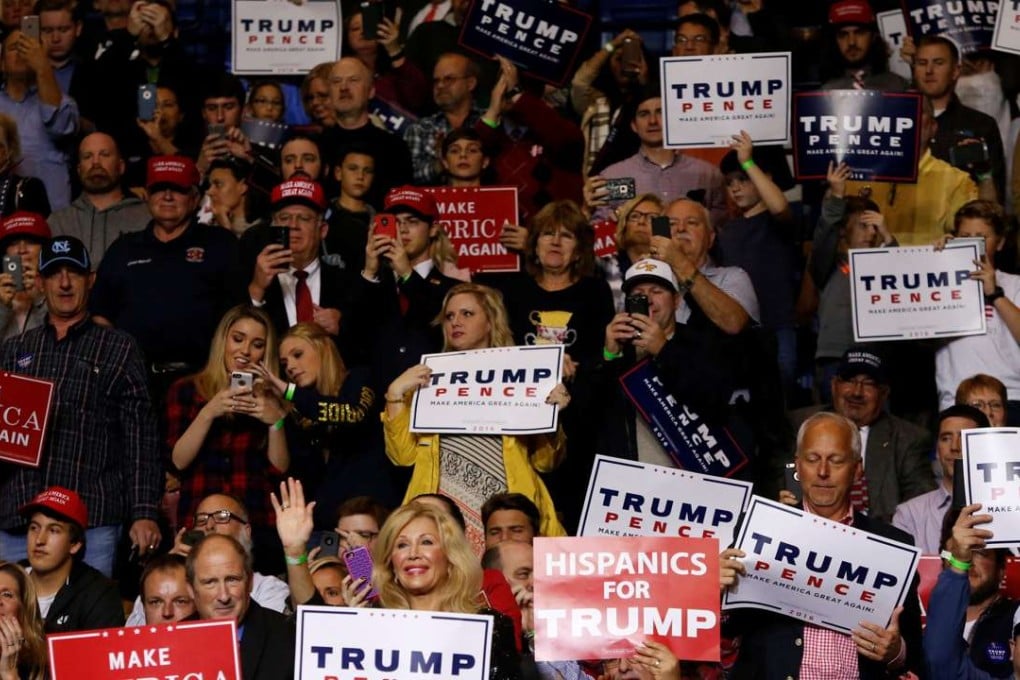 Supporters cheer for US President-elect Donald Trump in Fayetteville, North Carolina, on December 5. Photo: Reuters