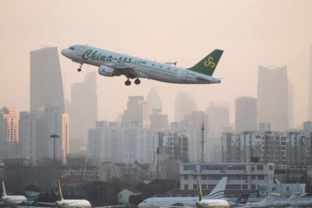 Between 2011 and 2015, Spring Airlines’ operating costs were 35 per cent less than the country’s three largest network carriers, according to data from Deutsche Bank. Photo: AFP