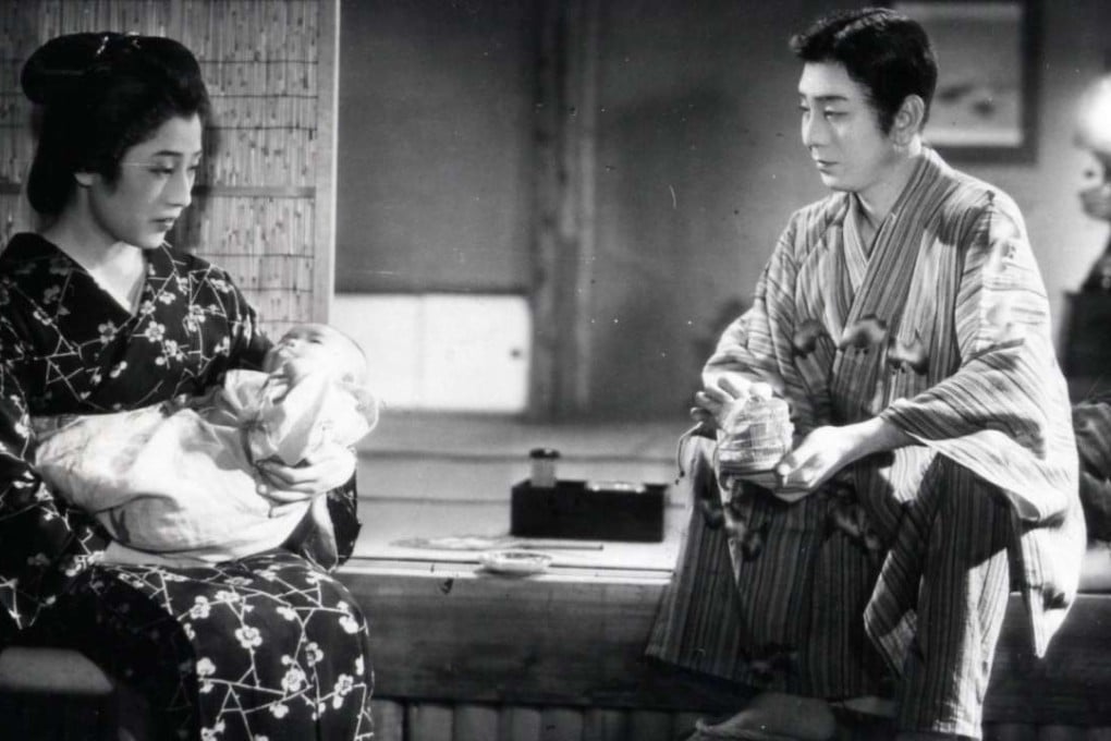 Kakuko Mori and Shotaro Hanayagi in The Story of the Last Chrysanthemums, directed by Kenji Mizoguchi.