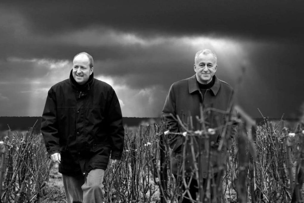 Brothers Jean-Hervé (left) and Laurent Chiquet, of the House of Jacquesson.