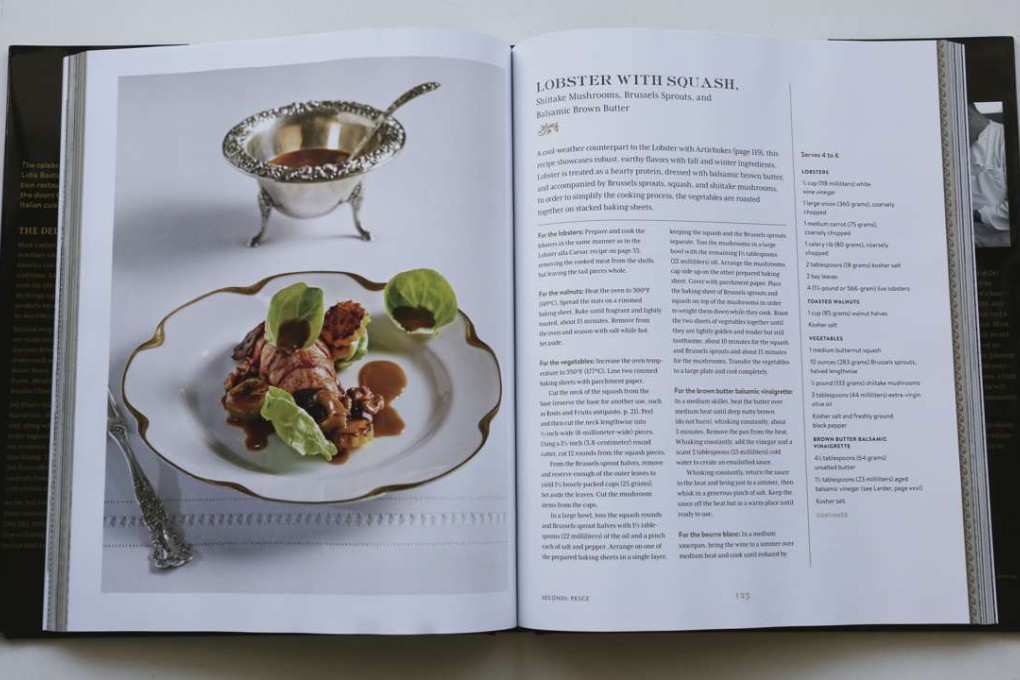 The Del Posto Cookbook by Mark Ladner.