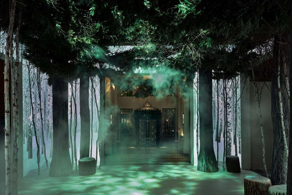 Claridge’s London’s winter wonderland created by Jonathan Ive and Marc Newson.