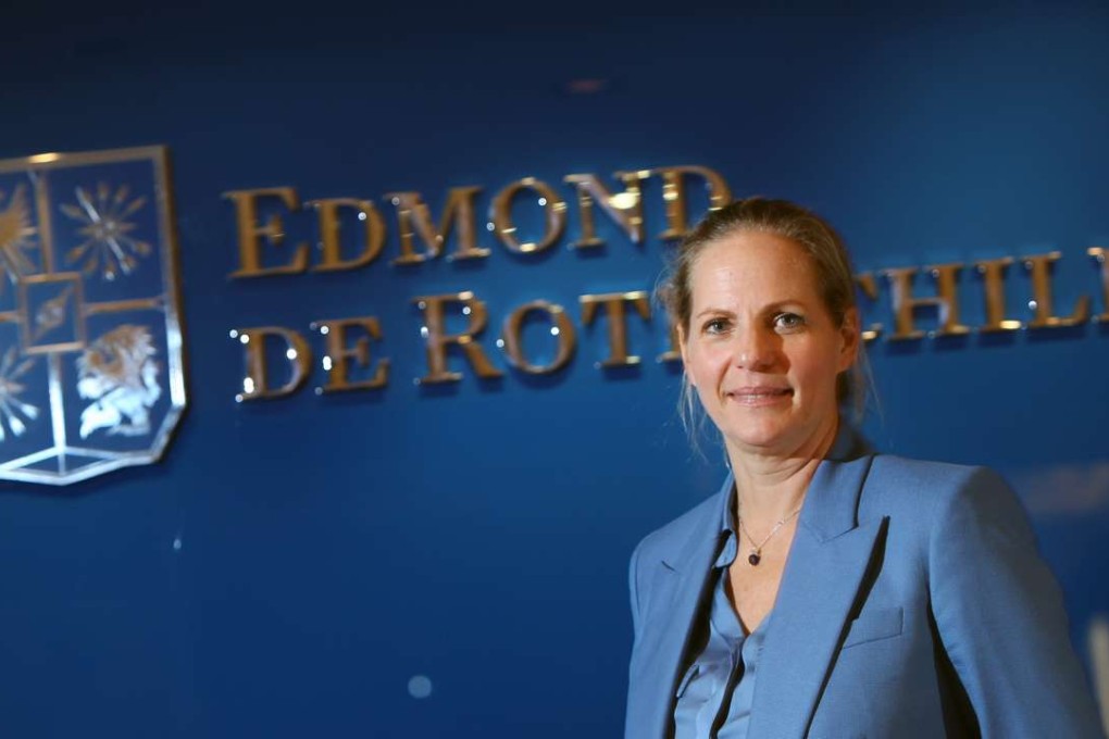 Baroness Ariane de Rothschild, chief executive of Edmond de Rothschild, pictured at the bank’s Hong Kong branch, which is set to shut down. Photo: Felix Wong