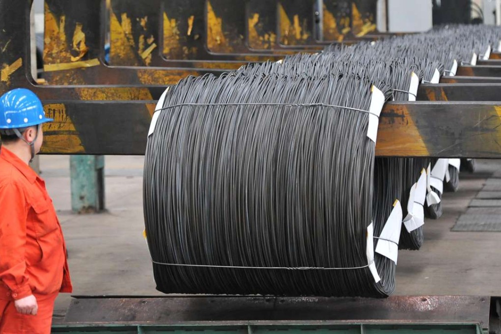 Increases in steel, oil and coal prices added to costs in China’s factories. Photo: Xinhua